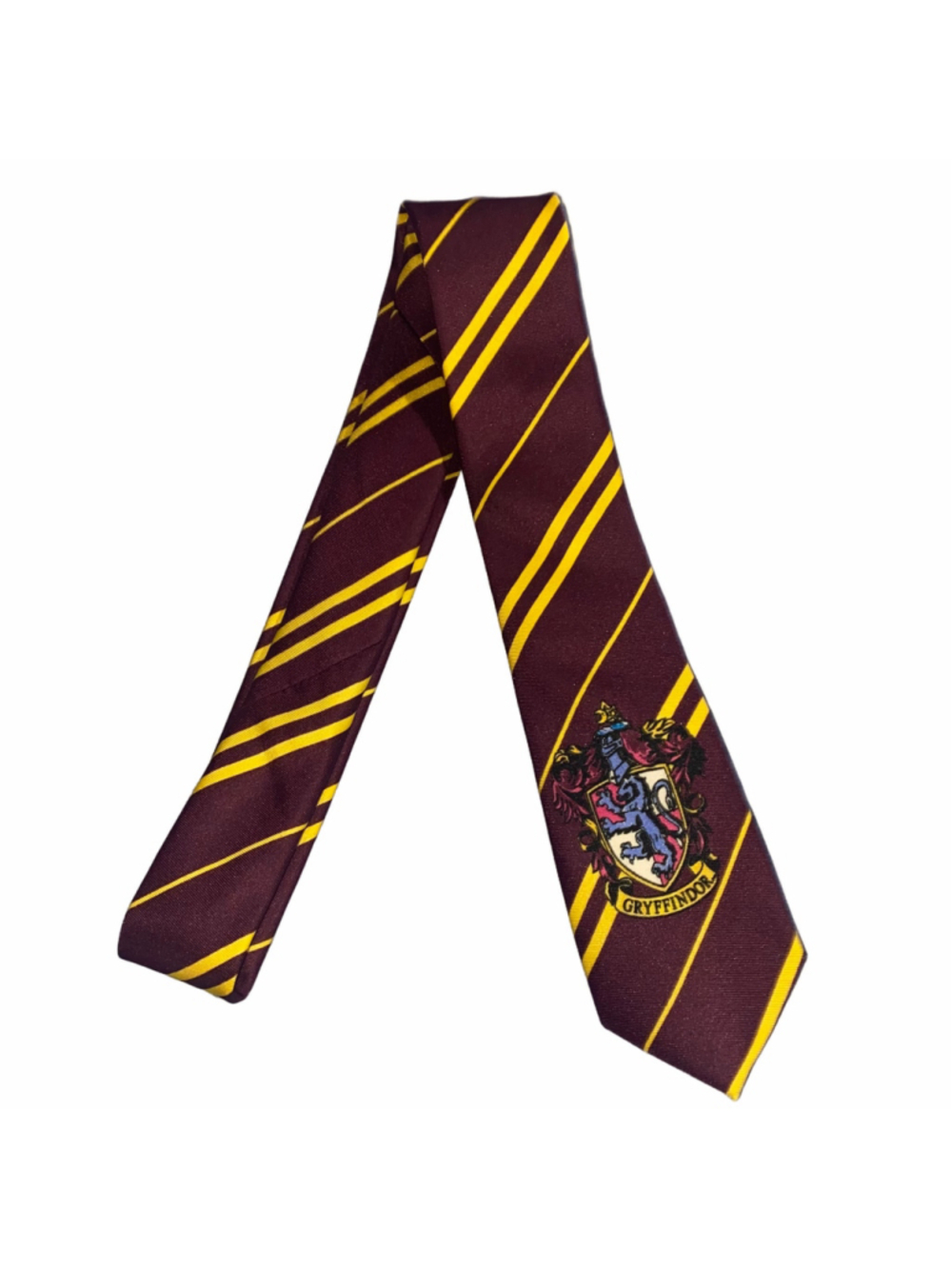 Youth CineReplicas Harry Potter Gryffindor Tie One Size Burgundy Yellow NWOT